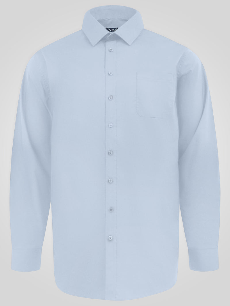 D555 light blue long sleeve shirt