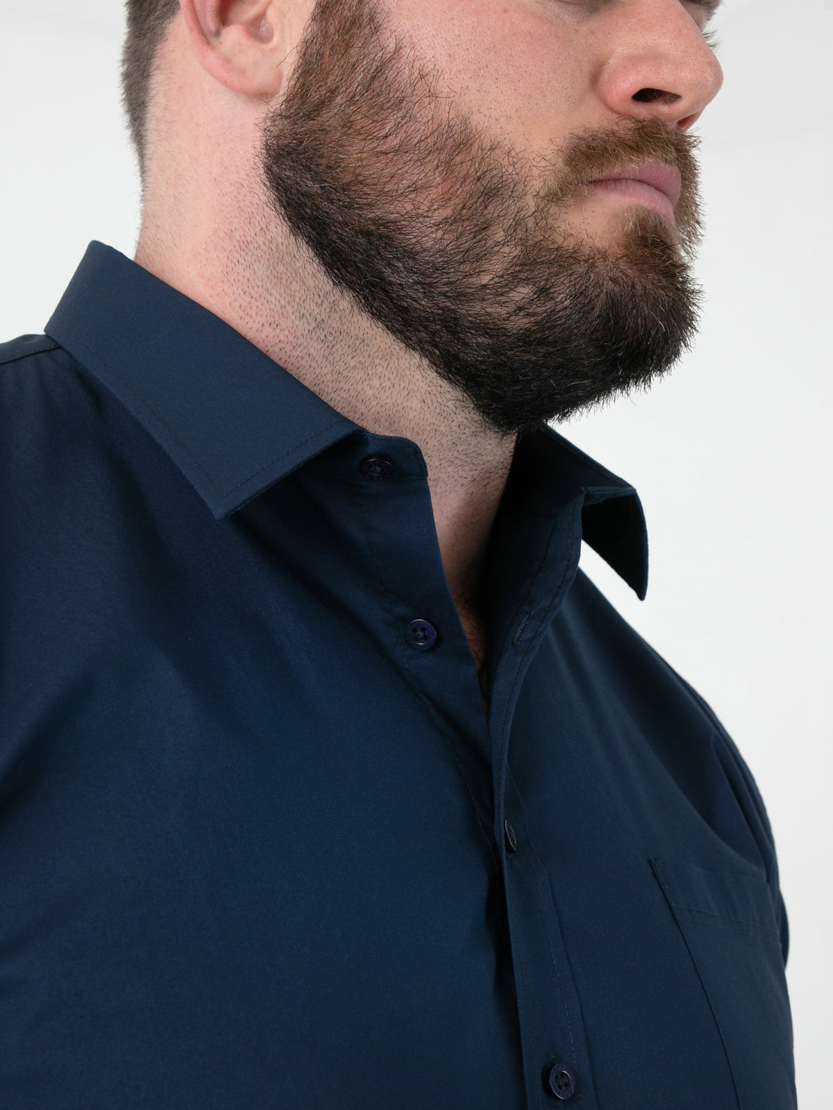 D555 navy long sleeve shirt