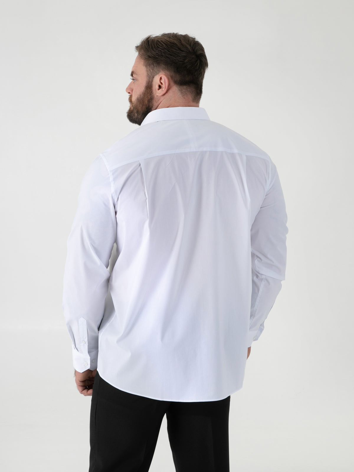 D555 stain resistant white shirt