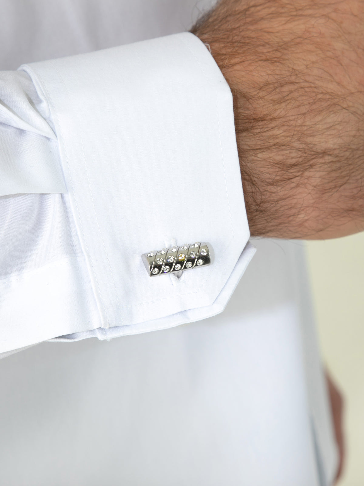 D555 stain resistant white shirt