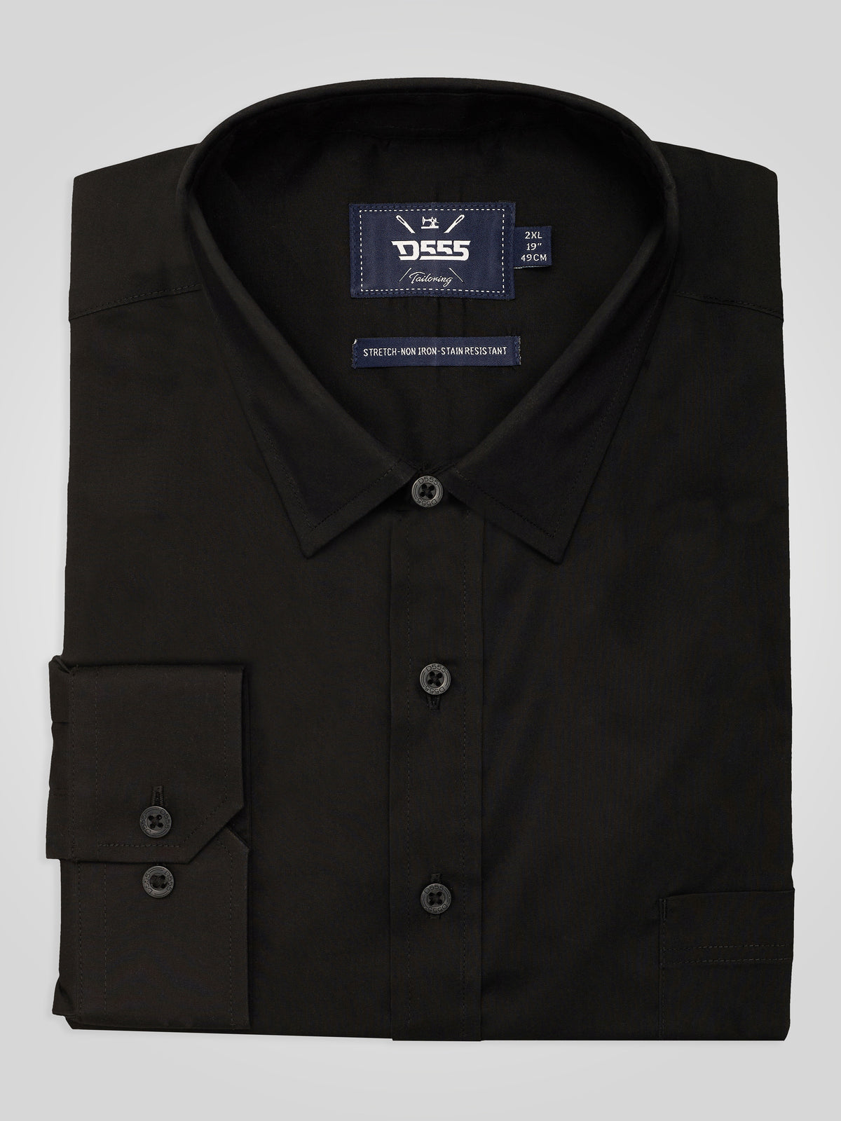 D555 black long sleeve shirt