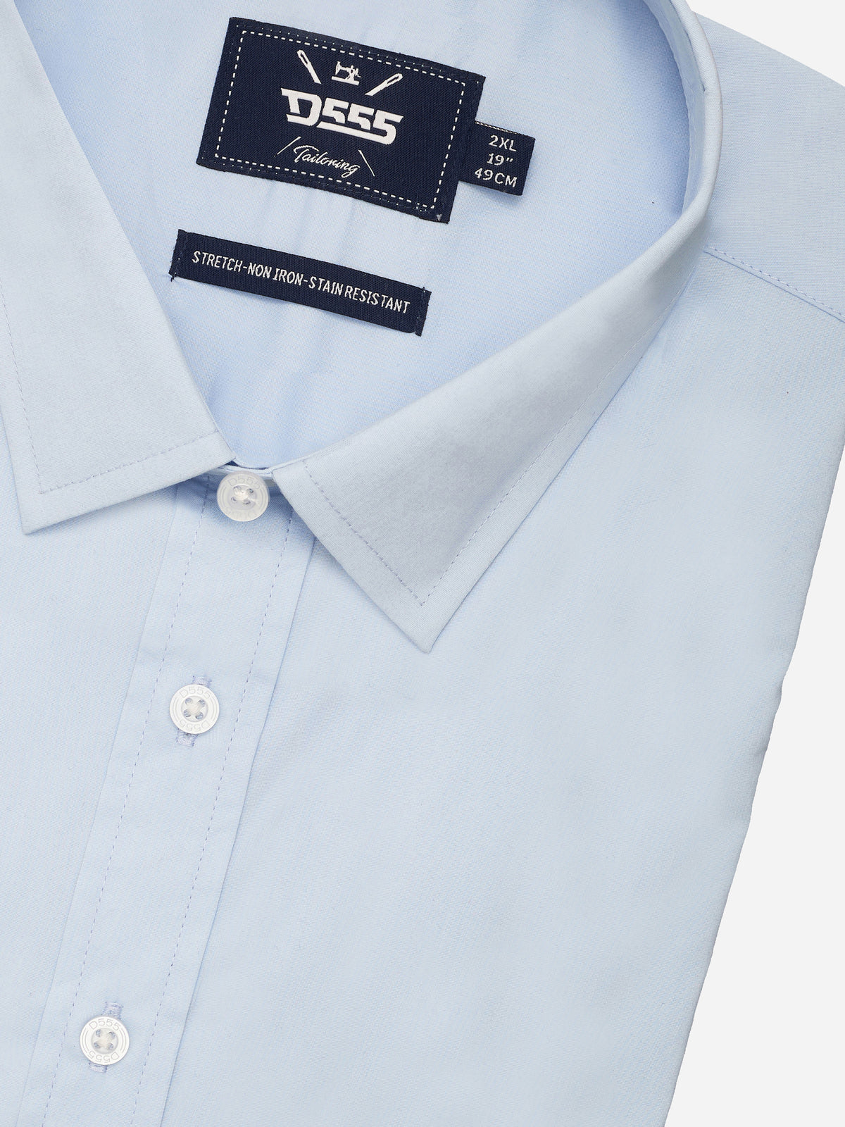 D555 light blue long sleeve shirt