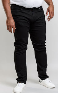 D555 black stretch denim jeans