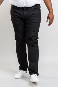 D555 black stretch denim jeans