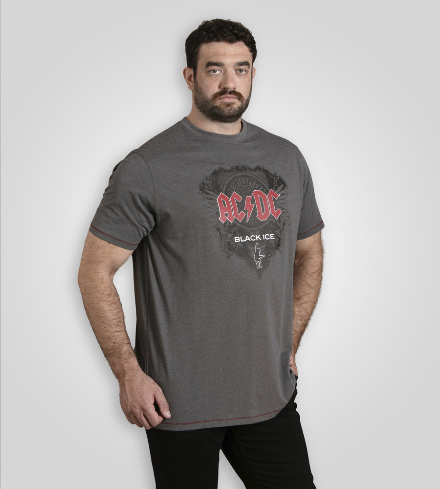 D555 Ac Dc Clydebank T-Shirt Gy K