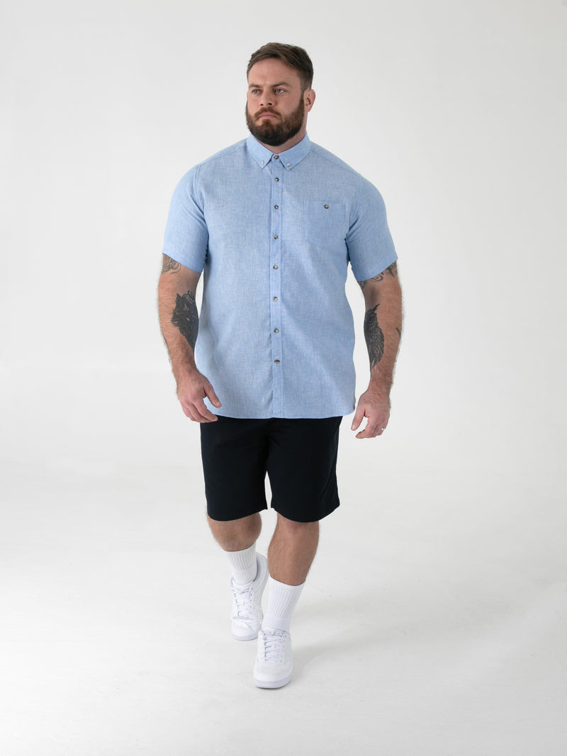D555 light blue short sleeve shirt