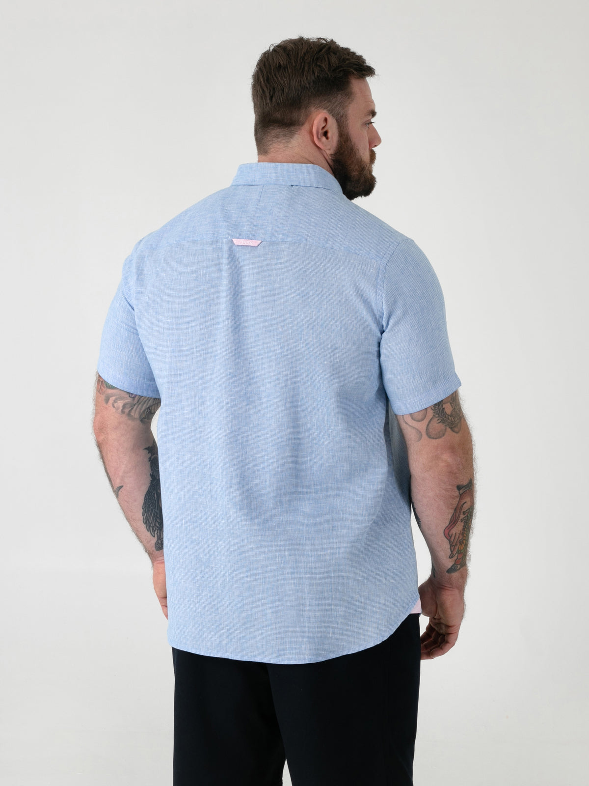 D555 light blue short sleeve shirt
