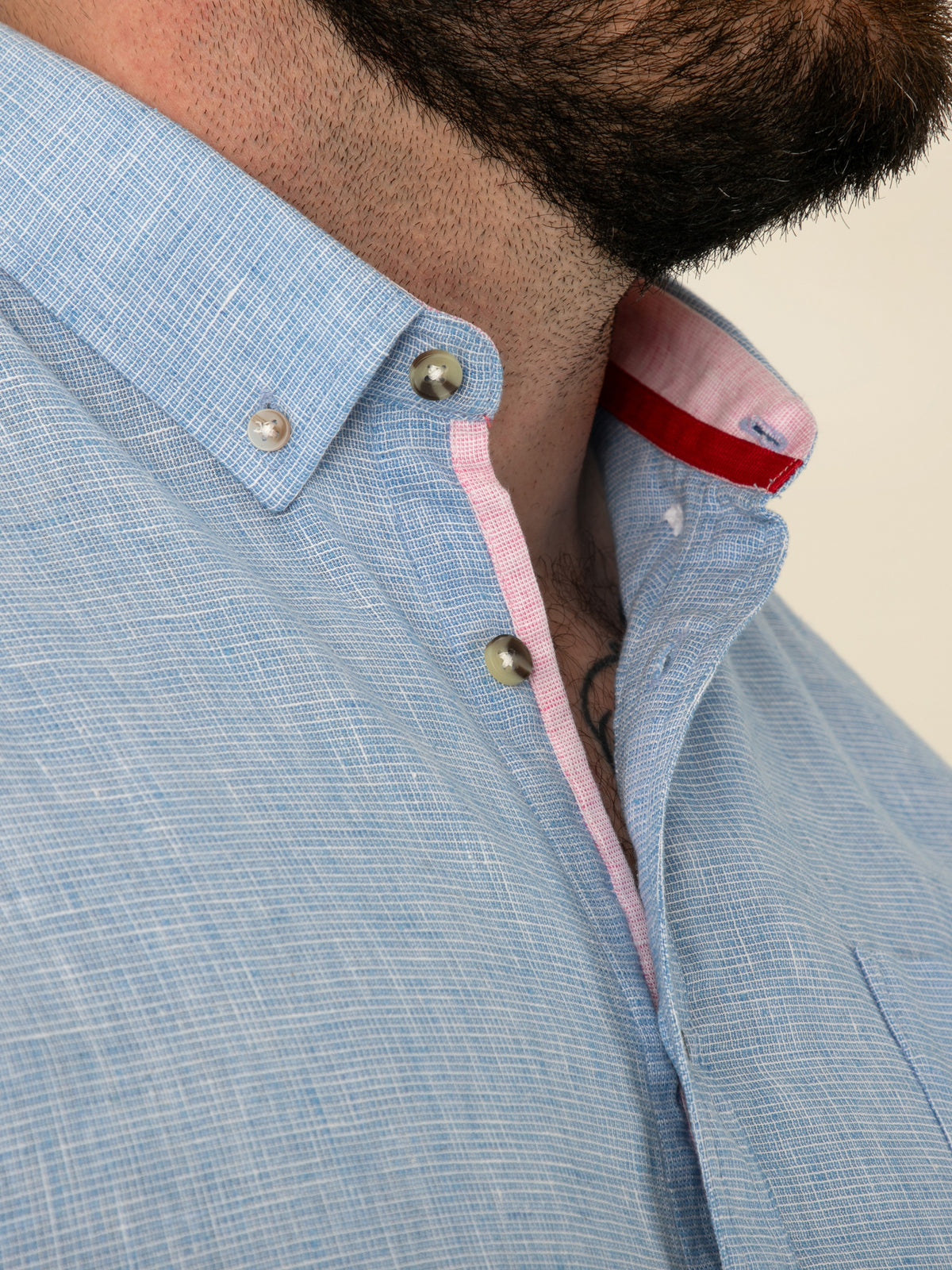 D555 light blue short sleeve shirt