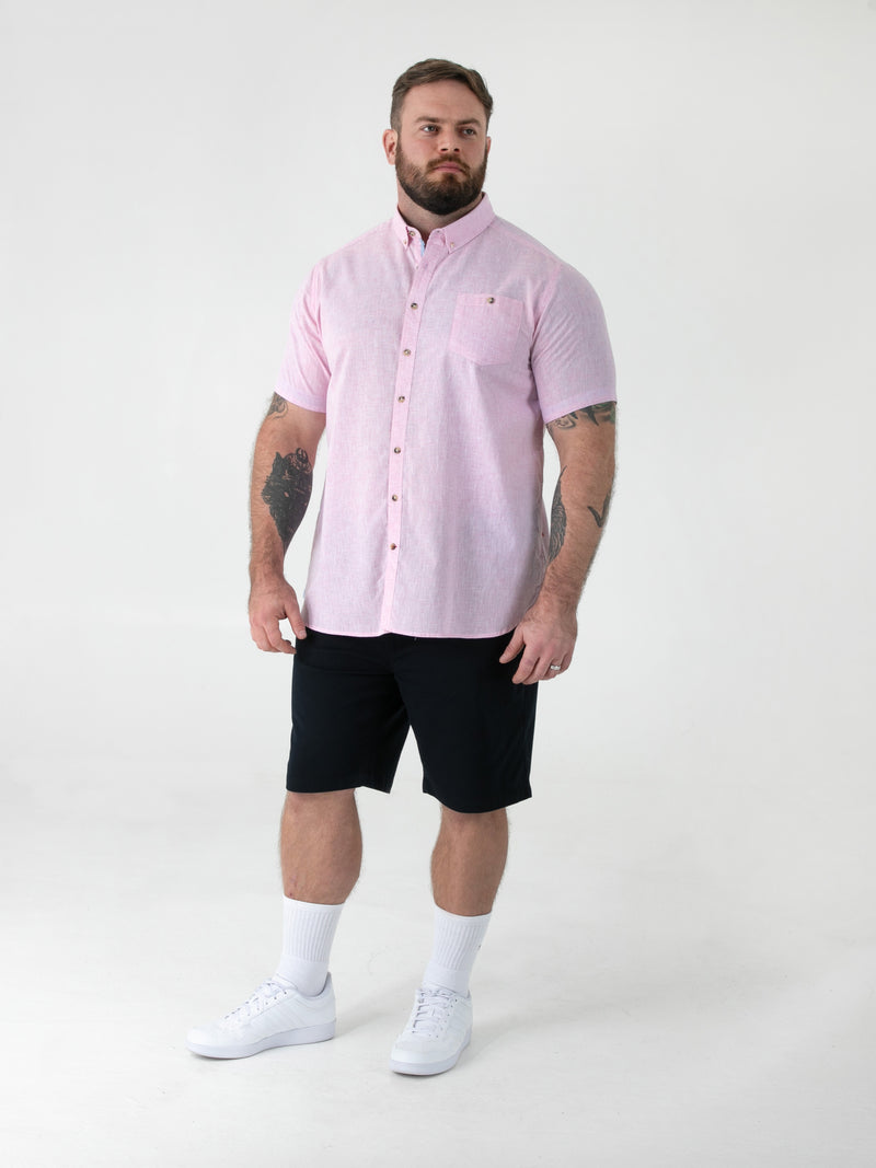 D555 pink short sleeve shirt