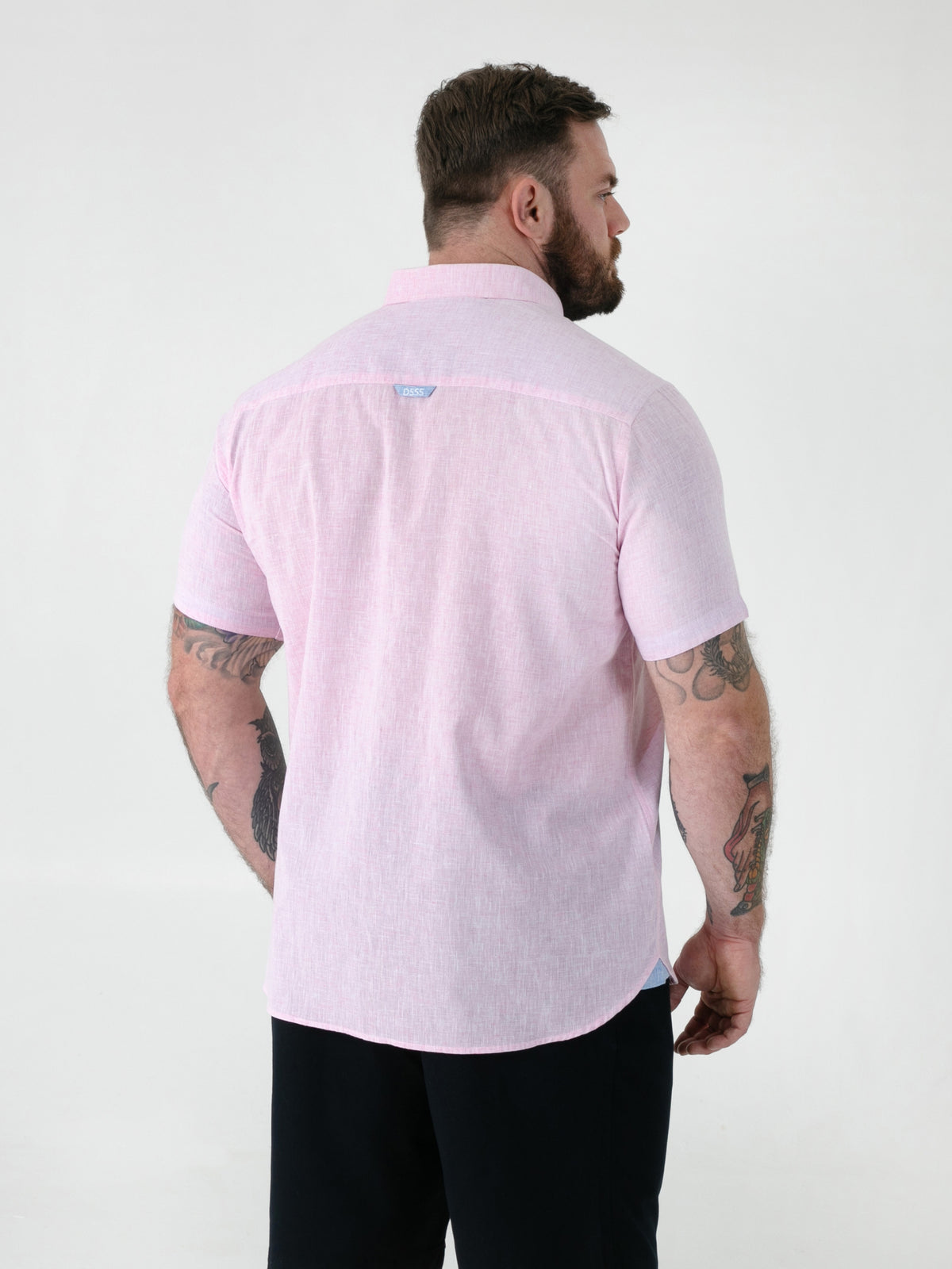 D555 pink short sleeve shirt