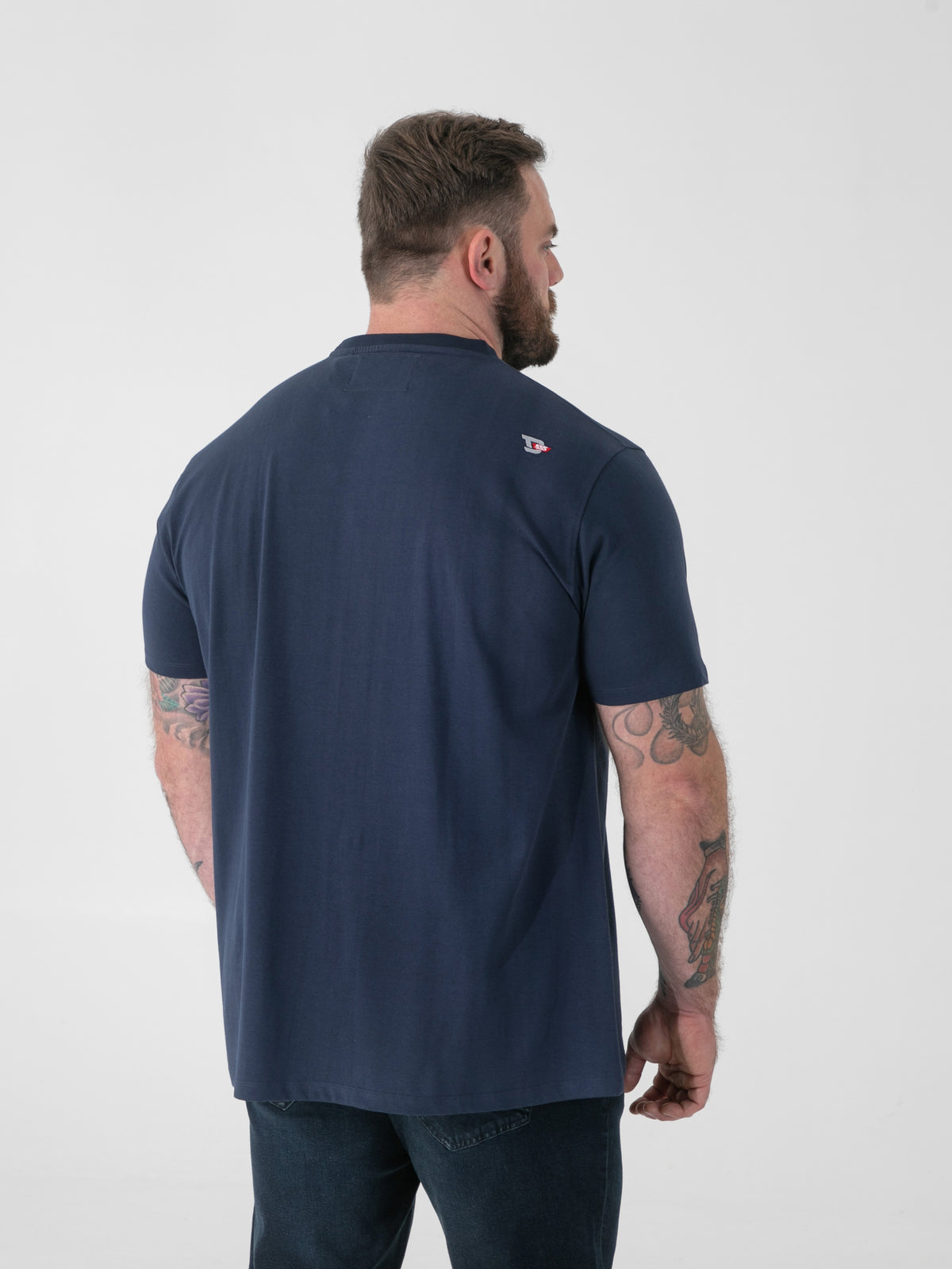 D555 navy biker t-shirt