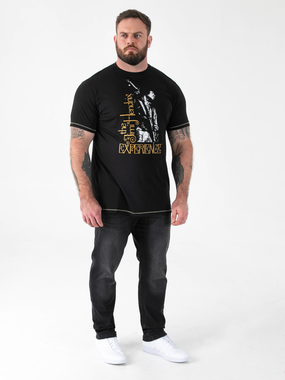 D555 Jimmy Hendrix black t-shirt