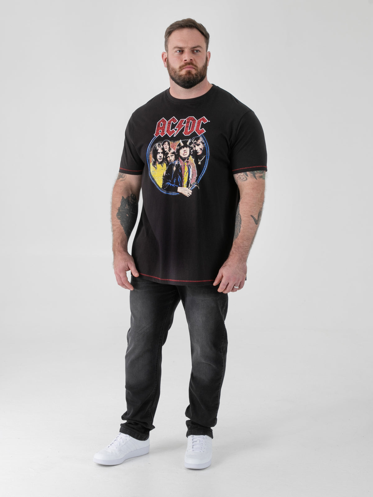d555 black ACDC t-shirt