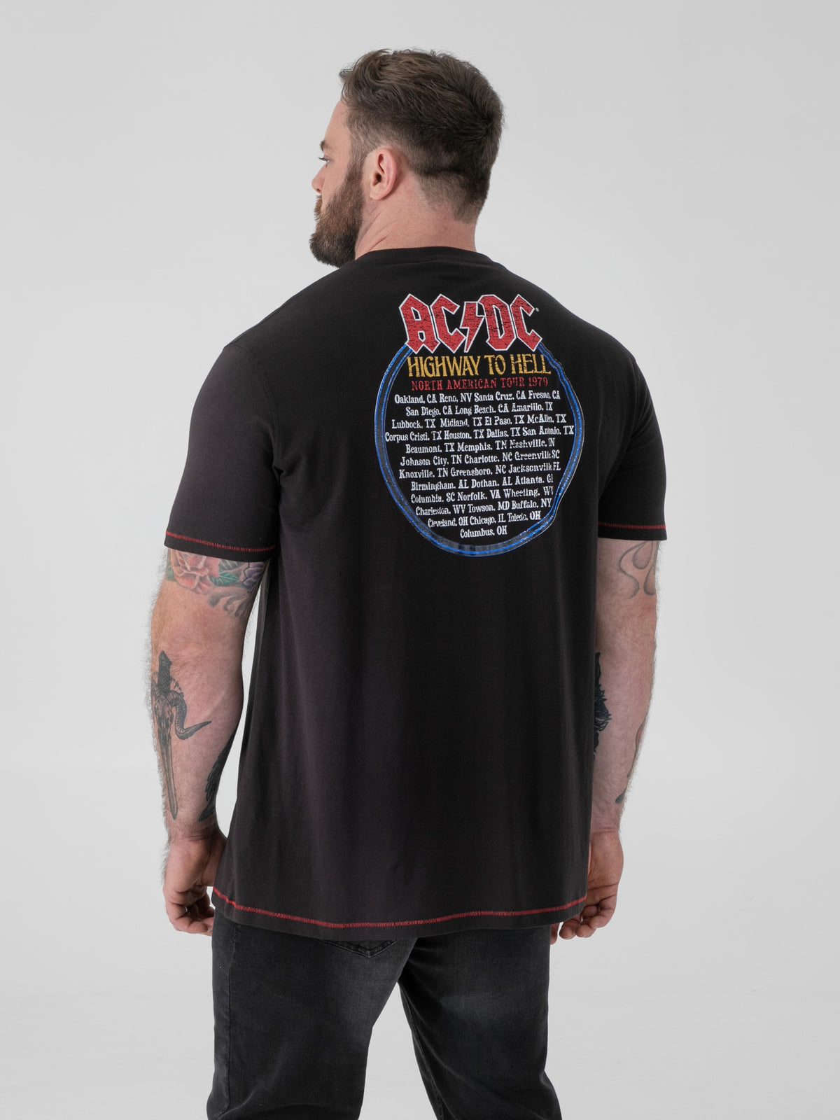 D555 black AC/DC t-shirt