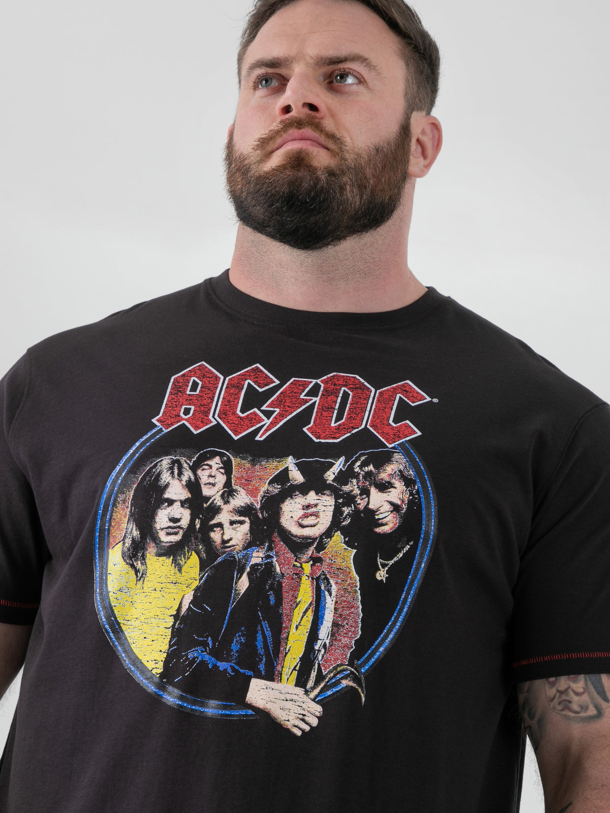 D555 black AC DC t-shirt