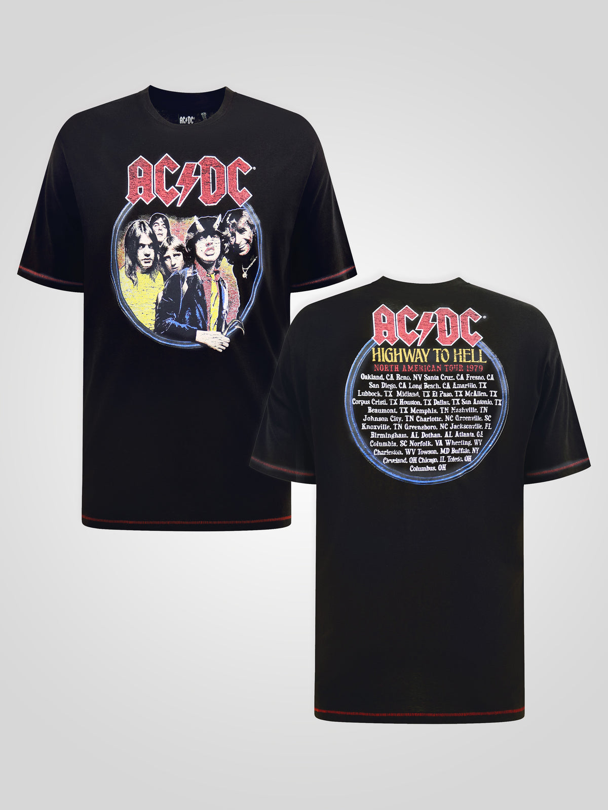 D555 black AC\DC t-shirt