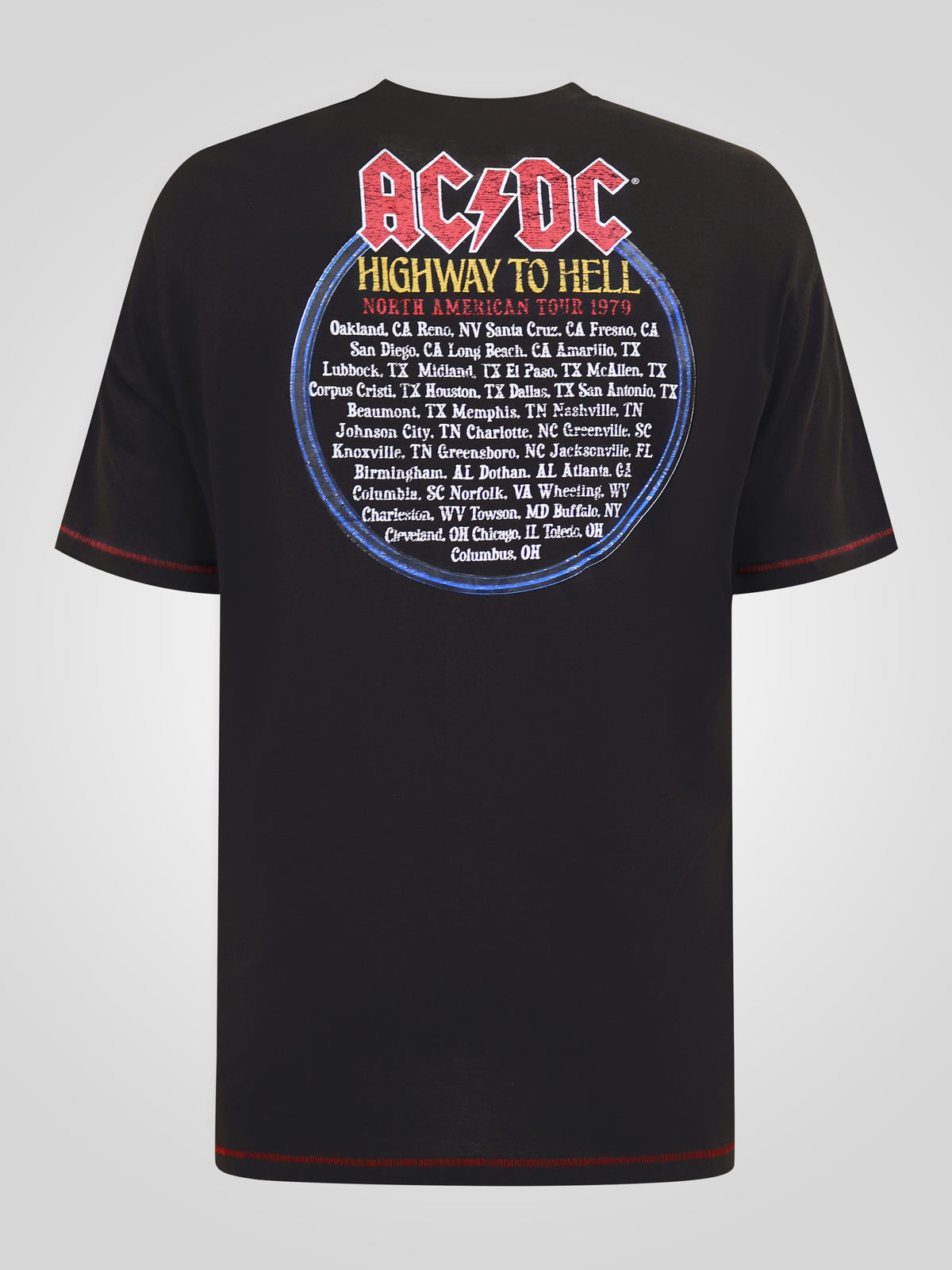 D555 black AC DC t-shirt