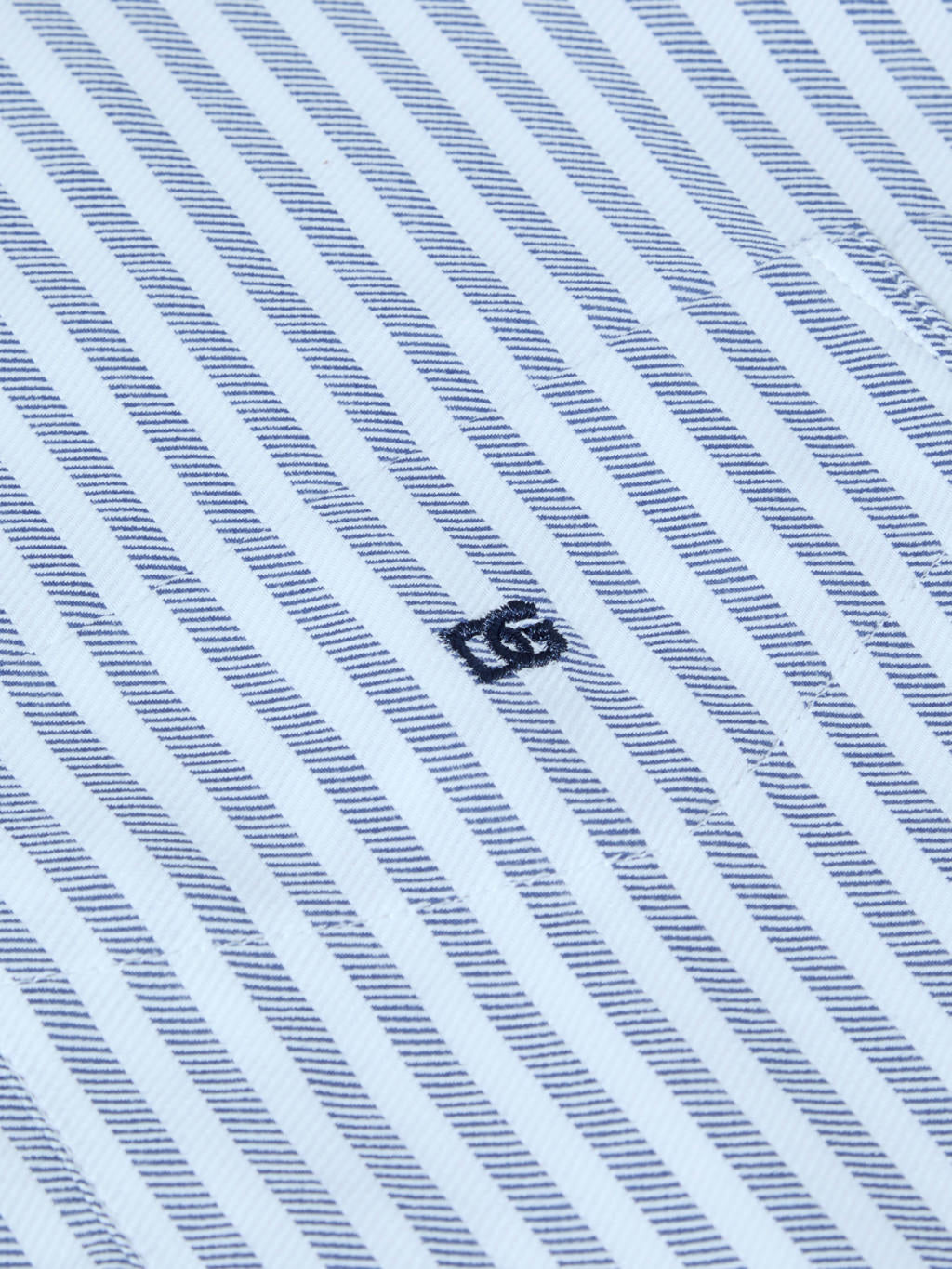 Drifter blue striped short sleeved shirt