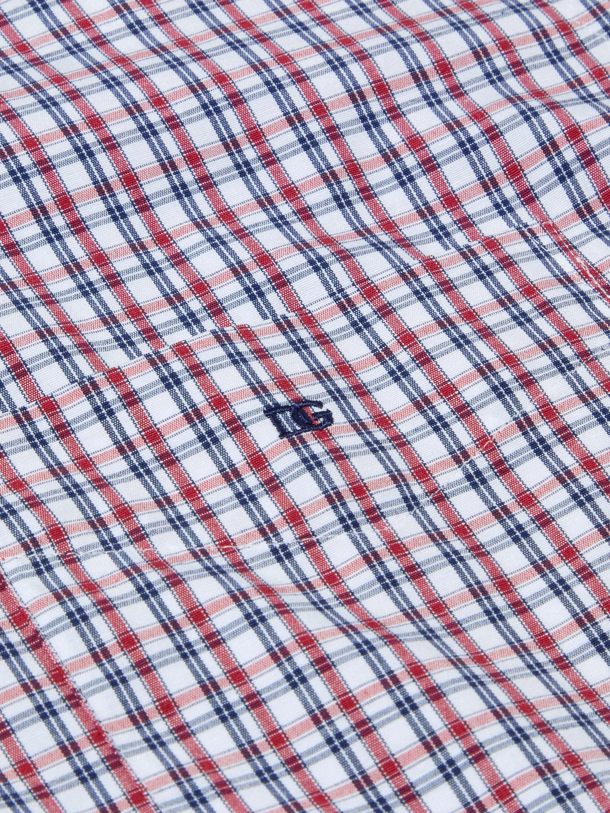 Drifter red check short sleeved shirt
