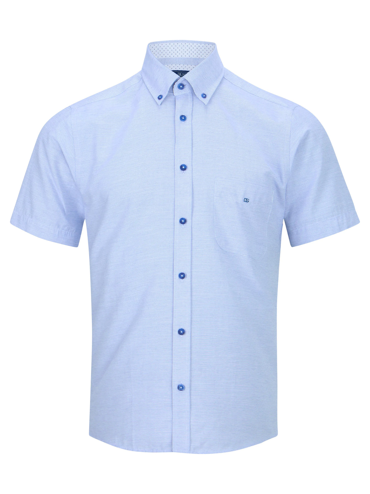 Drifter short sleeve blue shirt