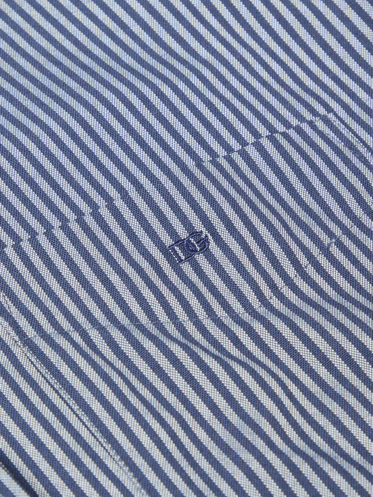 Drifter navy striped shirt