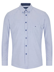 Drifter blue striped shirt