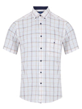 Load image into Gallery viewer, Drifter beige check short sleeve shirt
