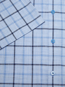 Drifter blue check shirt