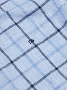 Drifter blue check shirt