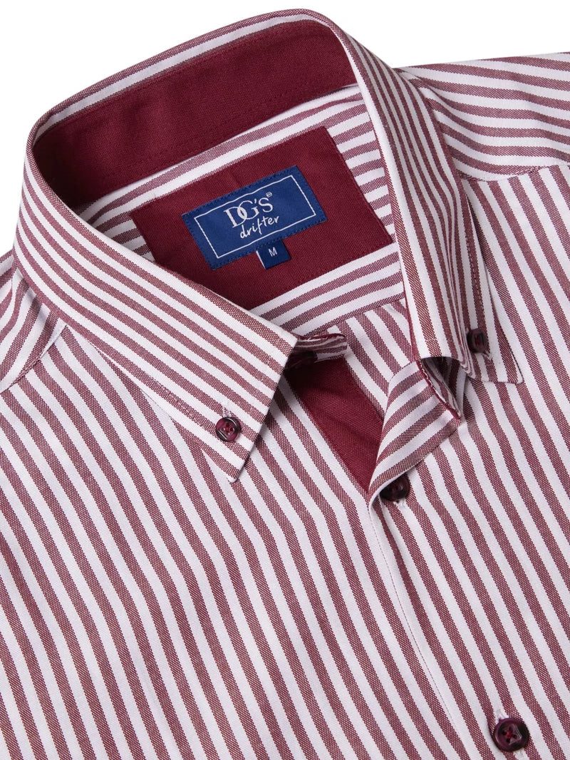 Drifter red striped shirt