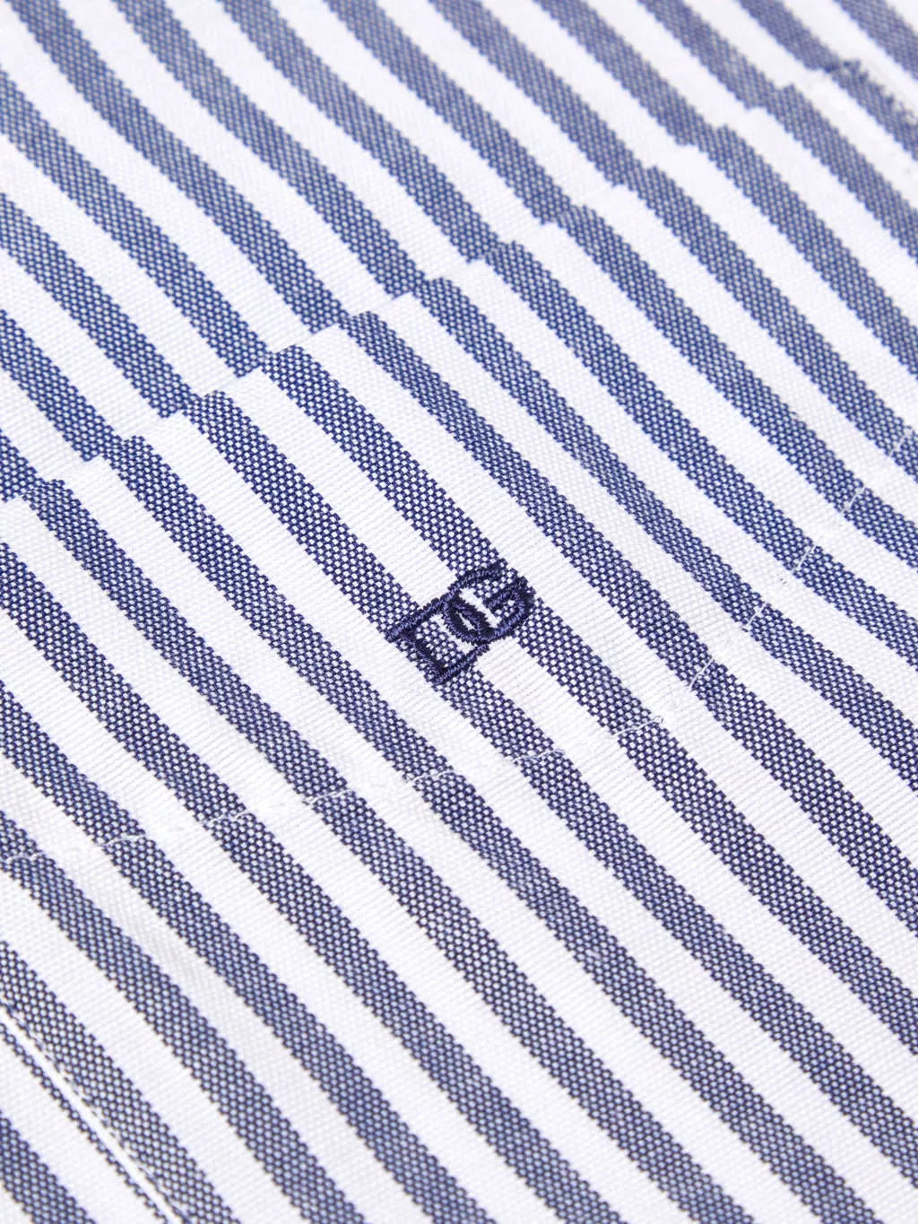 Drifter navy striped shirt