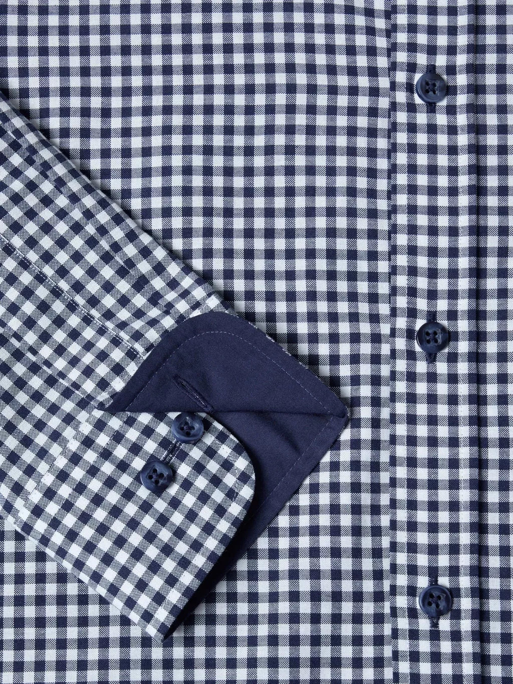 Drifter navy check shirt