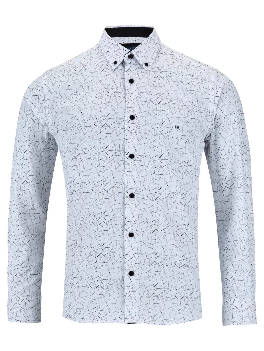 Drifter black and white patterned shirt