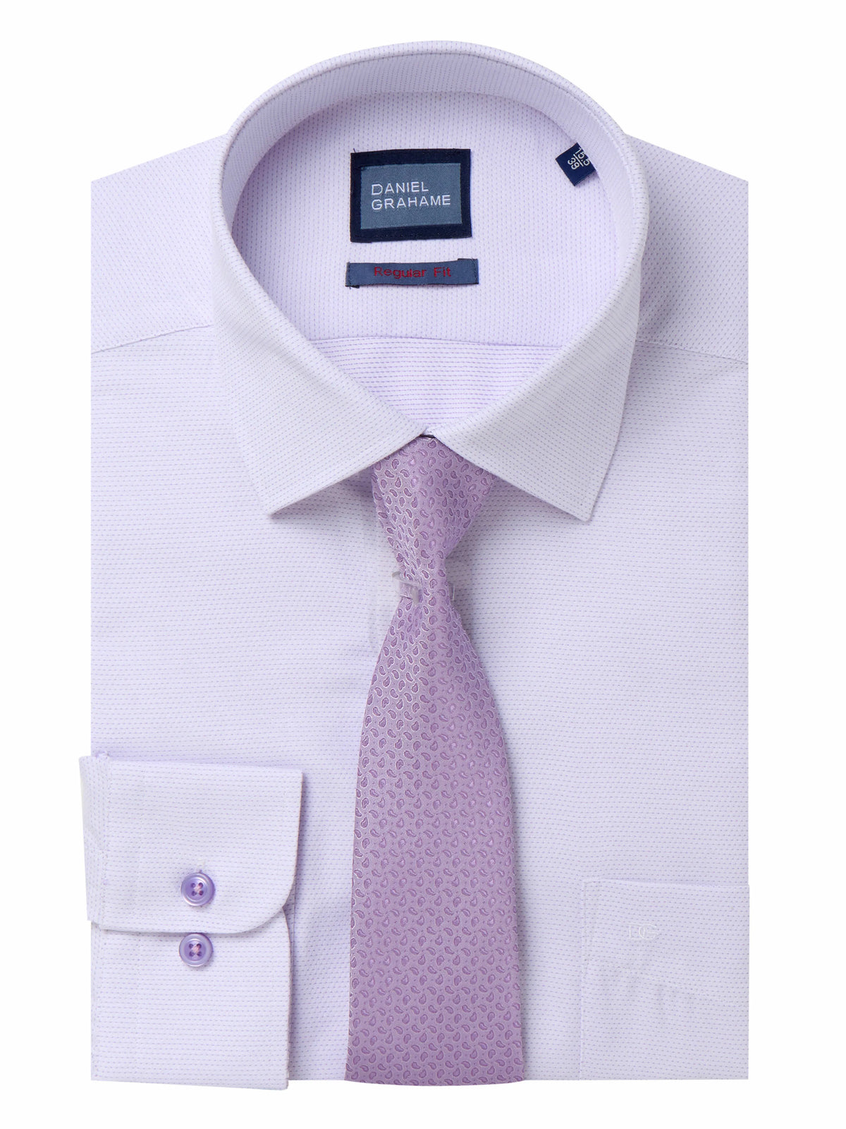 Daniel Grahame purple shirt