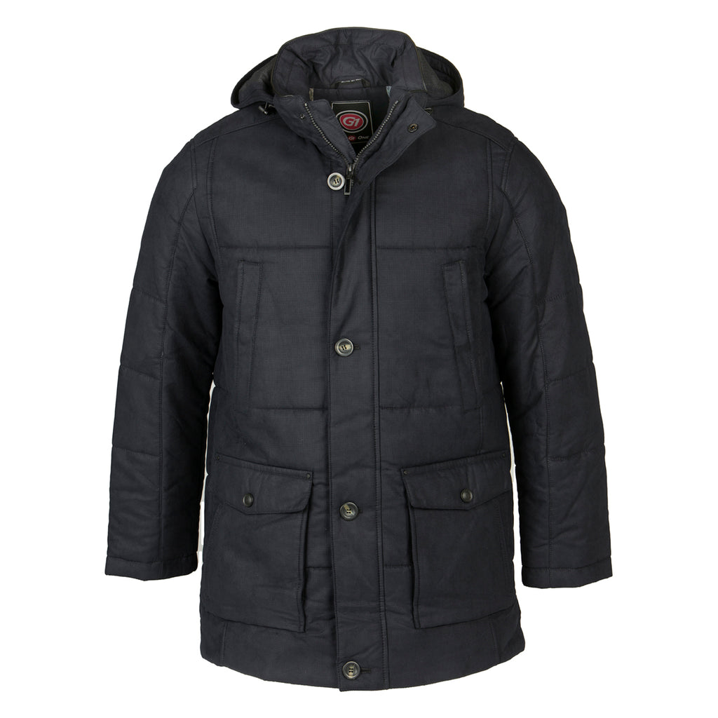 Gate One Hooded Jacket 2H3529 K – Leaders Menswear