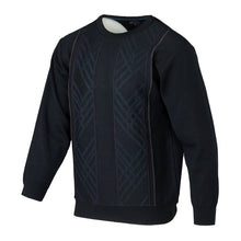 Load image into Gallery viewer, Deer Park navy round neck jumper
