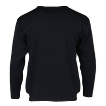 Load image into Gallery viewer, Deer Park navy round neck jumper
