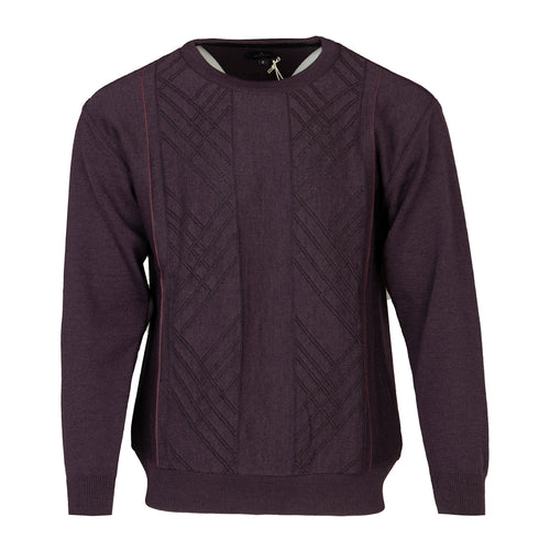 Deer Park purple round neck jumper