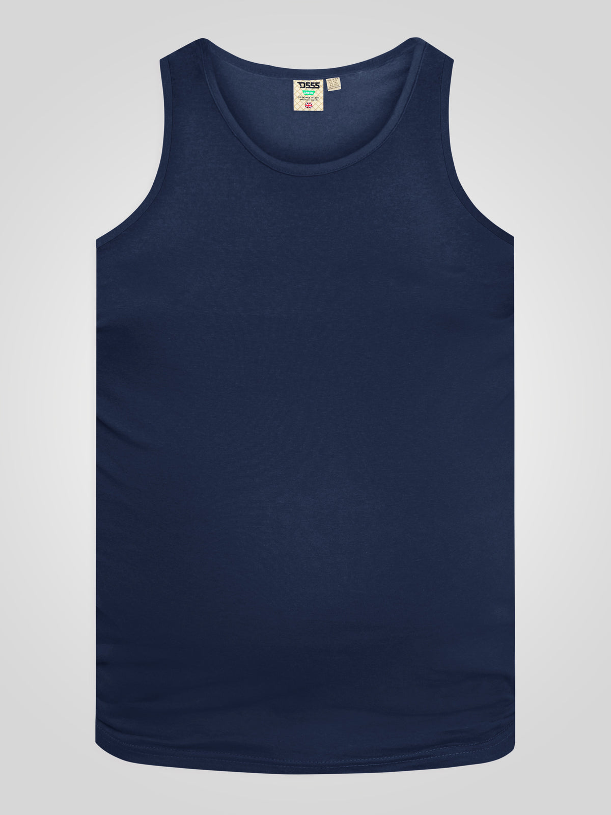 D555 NAVY MUSCLE VEST TEE