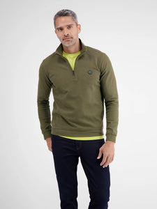 Lerros green 1/4 zip sweatshirt