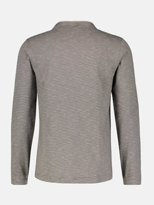 Lerros grey grandad style sweatshirt