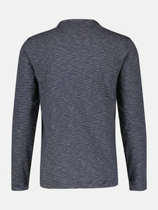 Lerros navy grandad style sweatshirt