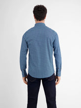 Load image into Gallery viewer, Lerros blue check shirt
