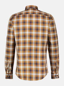 Lerros brown check shirt