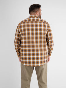 Lerros brown check shirt