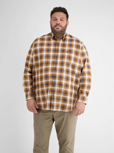 Load image into Gallery viewer, Lerros brown check shirt

