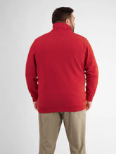 Load image into Gallery viewer, Lerros red 1/4 zip  polo sweatshirt
