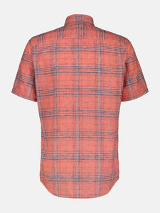 Lerros short sleeve check shirt