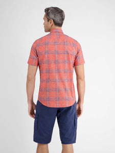 Lerros orange short sleeve shirt