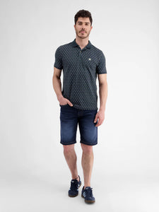 Lerros navy pique polo